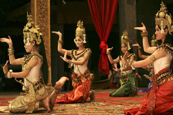 Apsara dance performance, Tour to Cambodia