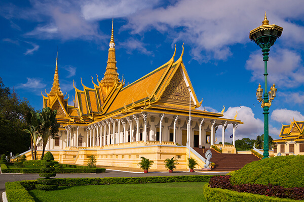 Cambodia Royal Palace in Phnom Penh