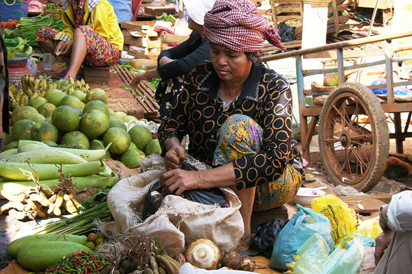 Ban Lung Market - trips tp Cambodia