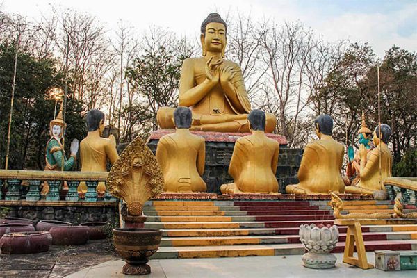 Gautama Buddha in Phnom Pros, Cambodia Tour