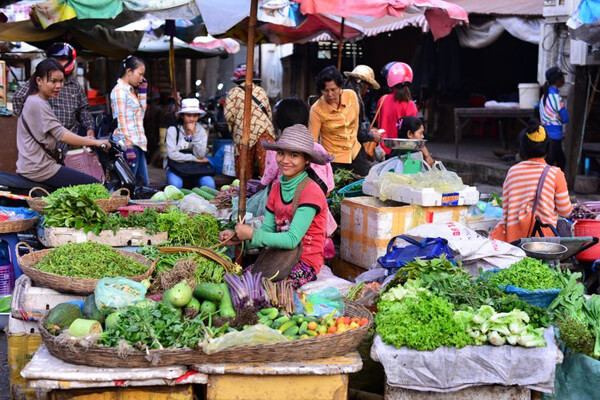 Local market in Siem Reap, Sieam Reap local tours
