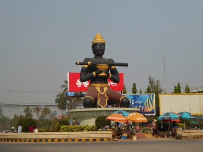 Ta Dumbong Statue in Battabang, Cambodia tour packages