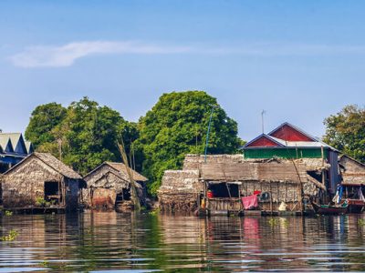 floating house in Tonle Sap, Cambodia trips vacation