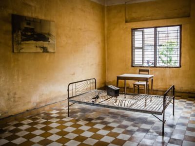 Prison cell in Tuol sleng Museum, Cambodia tours packages