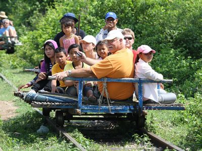 Bamboo train battabang, Trip to Cambodia