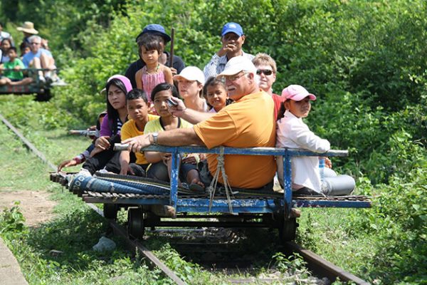 Bamboo train battabang, Trip to Cambodia