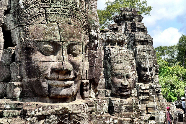 Bayon Temple architecture in cambodia