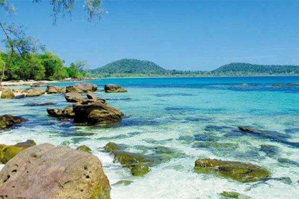 Beautiful beach at Sihanoukville, Cambodia beach tours