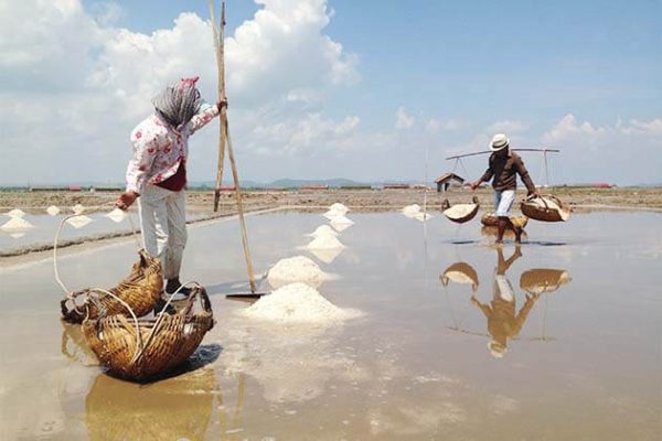 Salt Product in KamPot, Cambodia Beach Holidays