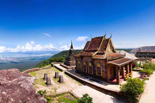 The Wat Sampov Pram Temple bokor plateau
