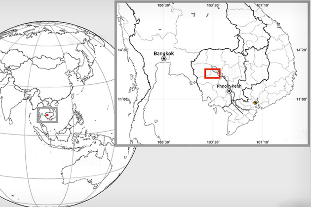 tonle sap lake map