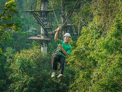 Angkor Zipline, Family tour in Cambodia