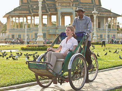 phnom penh cyclo cambodia cuisine tour