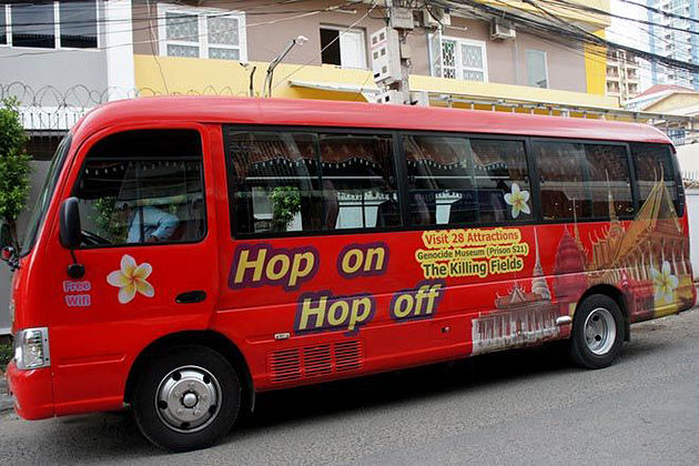 phnom penh hop on hop off bus cambodia tours