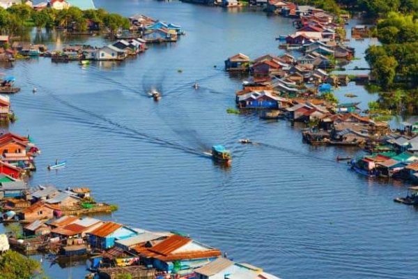 floating in the villages of Kompong Phluk, Cambodia trips