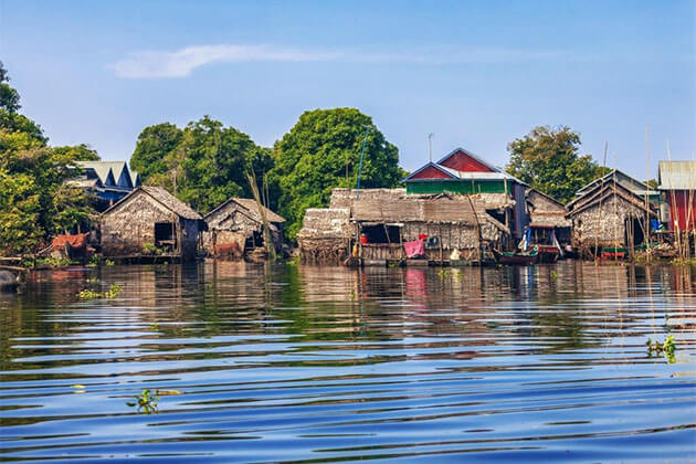 Tonle Sap Lake in Rainy Season, Cambodia vacation