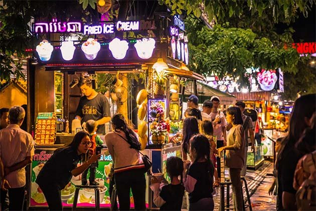 centre market in Cambodia, Cambodia local tours