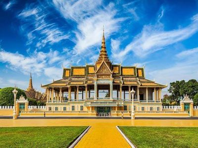 Royal Palace complex in Cambodia, Vacation in Cambodia