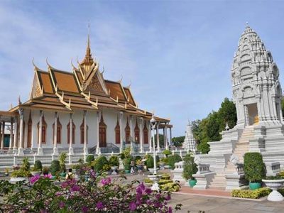 Silver Pagoda in Cambodia, family trip in Cambodia