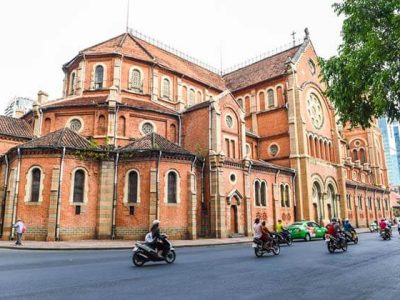 Notre Dame Cathedral in Sai Gon, Cambodia and Vietnam Tours