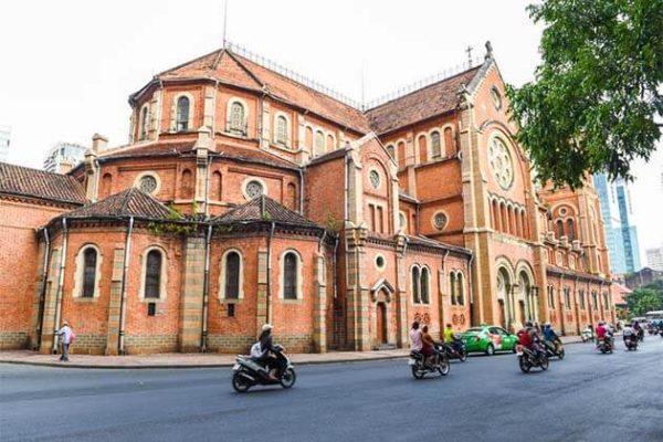 Notre Dame Cathedral in Sai Gon, Cambodia and Vietnam Tours