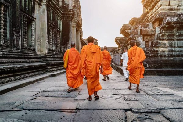 Monk in Angkor wat, Cambodia trips