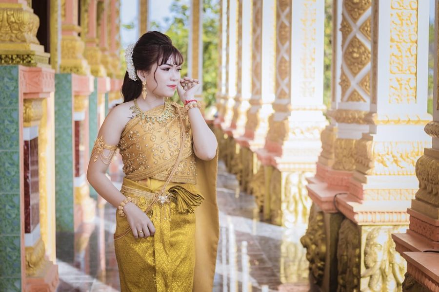 Cambodia Golden silk