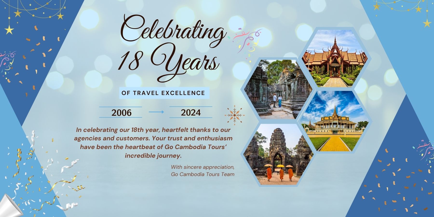 Celebrating 18 years of Go Cambodia Tours